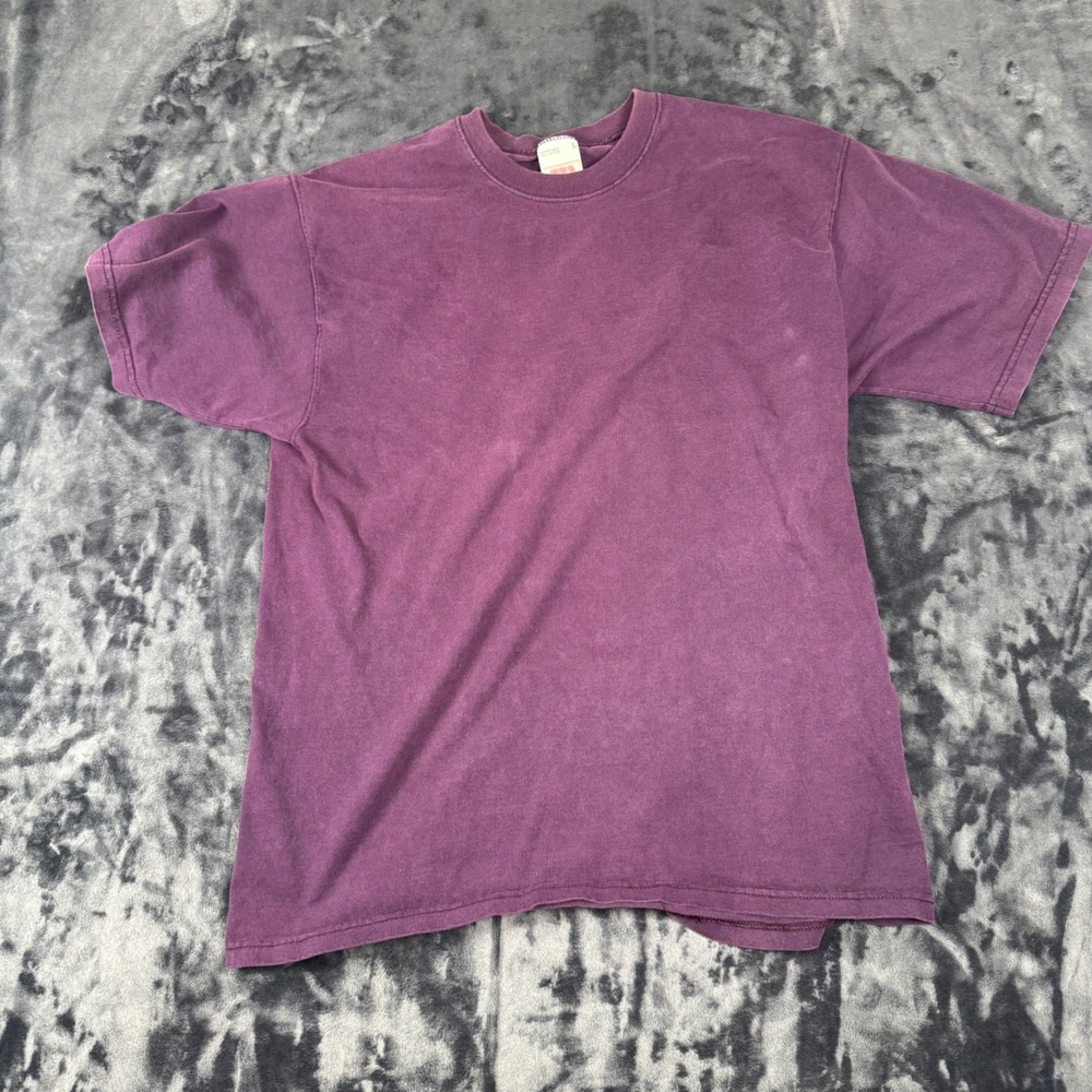 BVD Pro 5000 T-Shirt Mens M Purple Vintage Blank 100% Cotton Made in USA